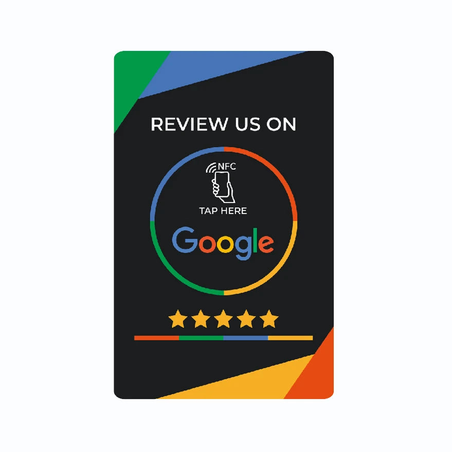 Google Review card- NFC